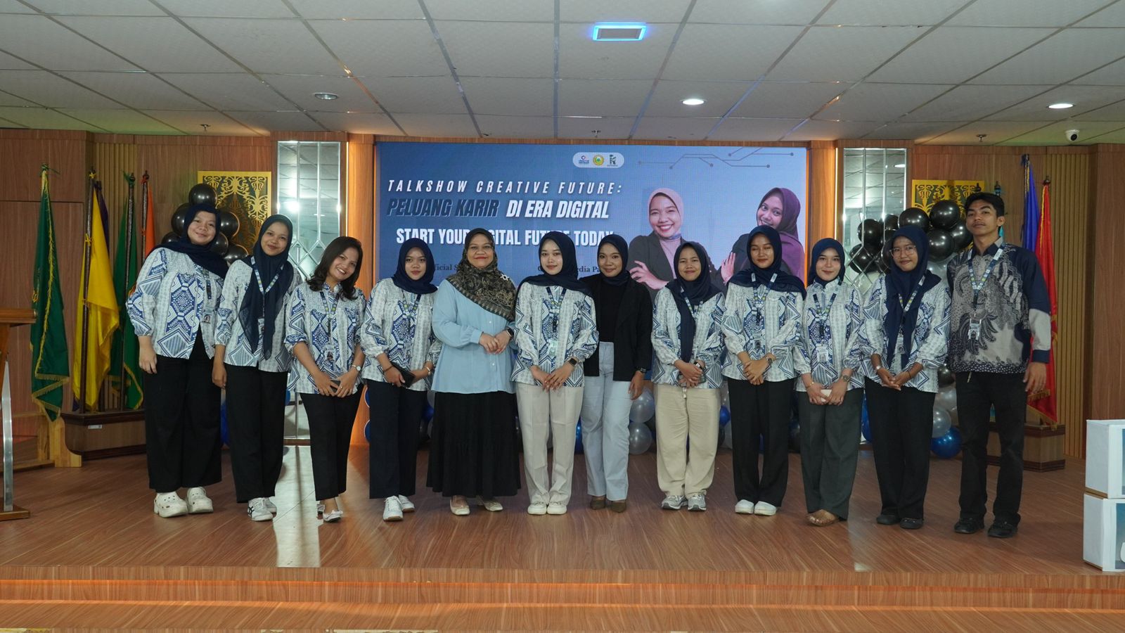 Mahasiswa Ilmu Komunikasi UMRI Sukses Gelar Talkshow “Creative Future”